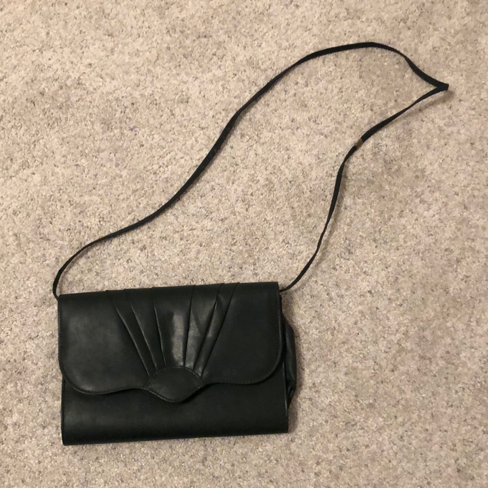 Vintage Dark Green Crossbody Handbag
